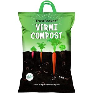 Home trustbasket vermicompost, 100% natural organic fertilizer for plants